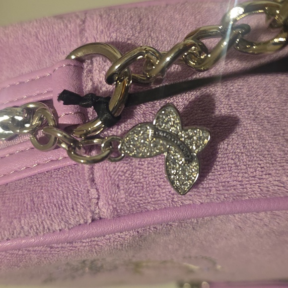 JUICY COUTURE NWT Wingin It Violet Tulle Camera Bag - Picture 7 of 8